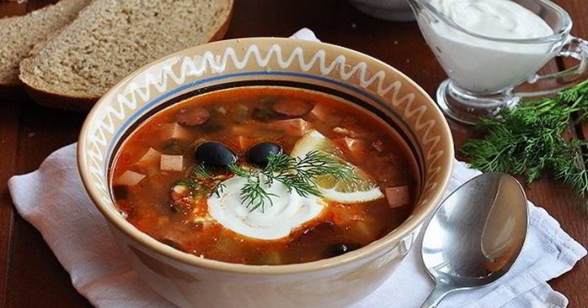 Солянка сборная мясная — классические рецепты